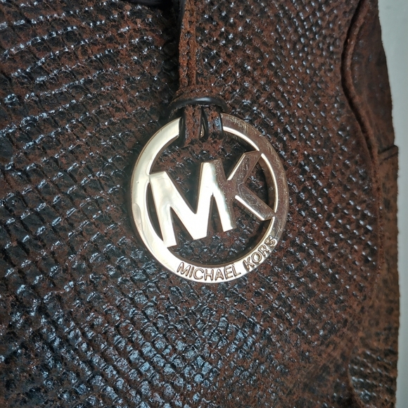 Michael Kors Embossed Python Bag - Picture 8 of 10